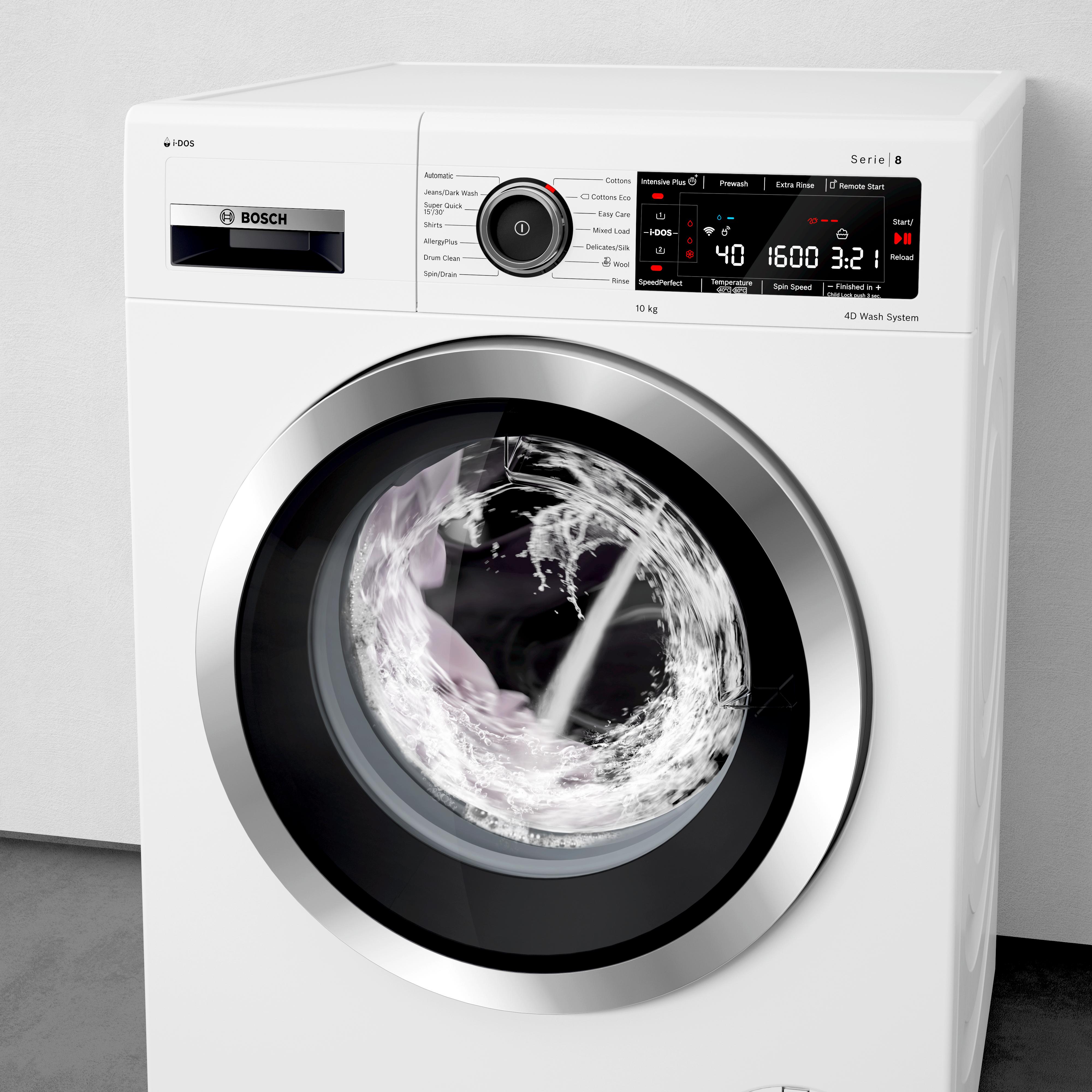 4D Wash System Intensive Plus: Thêm không gian cho quá trình giặt để có được kết quả hoàn hảo, ngay cả khi đầy tải