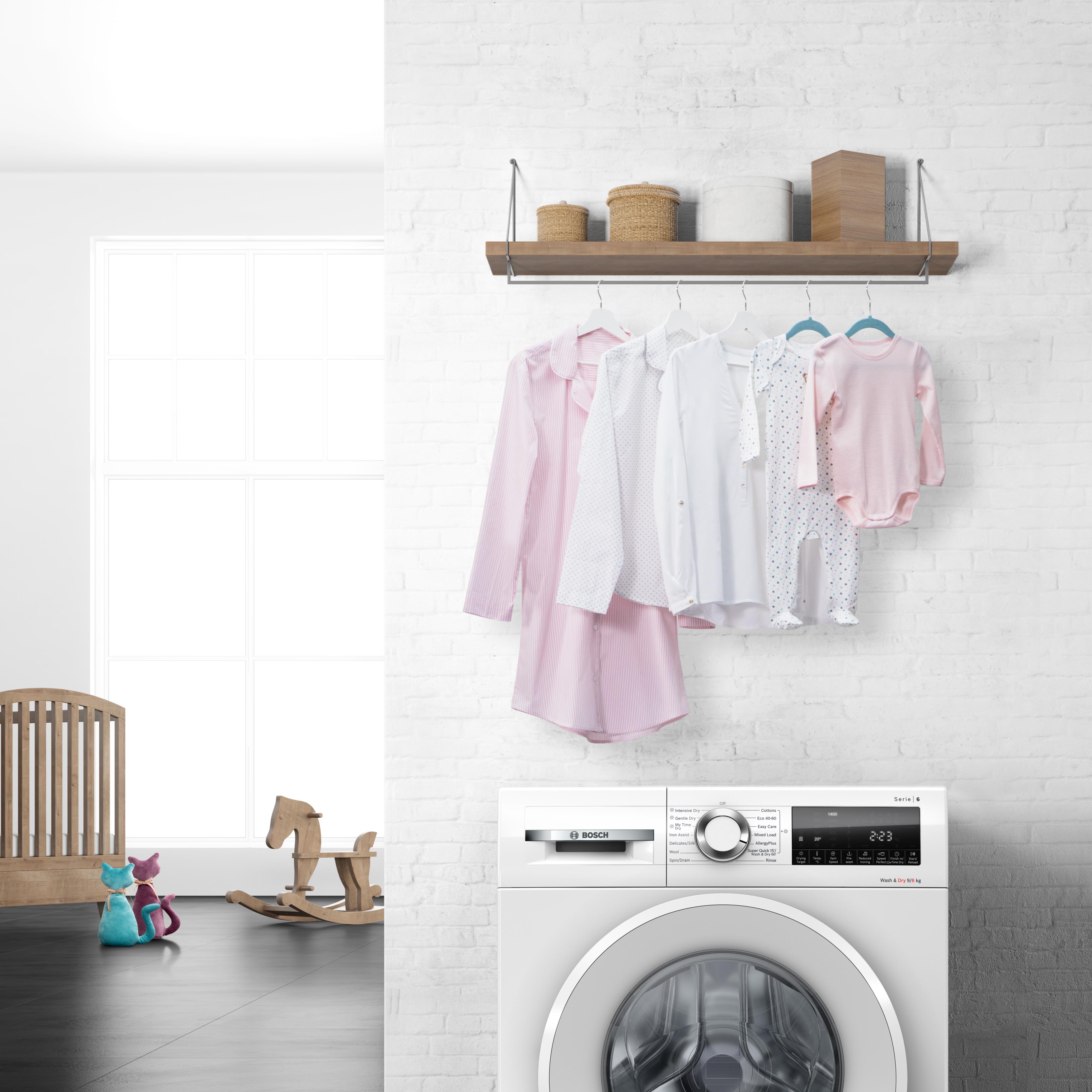 HygieneCare: Tăng cường giặt và vệ sinh quần áo, ngay cả với quần áo mỏng.