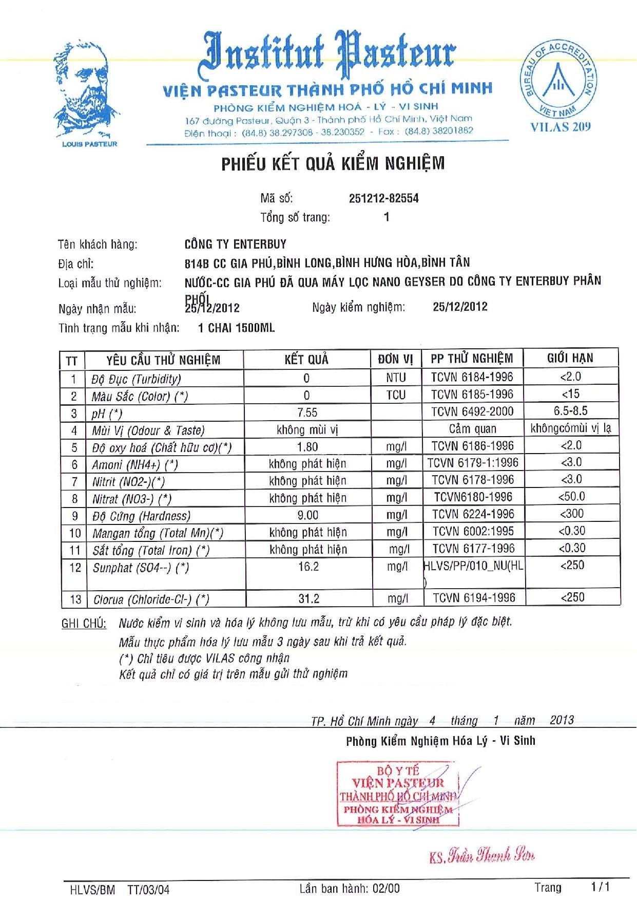 chung nhan pasteur moi