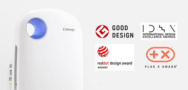 giai thuong thiet ke coway ap 1009ch khong khi xanh