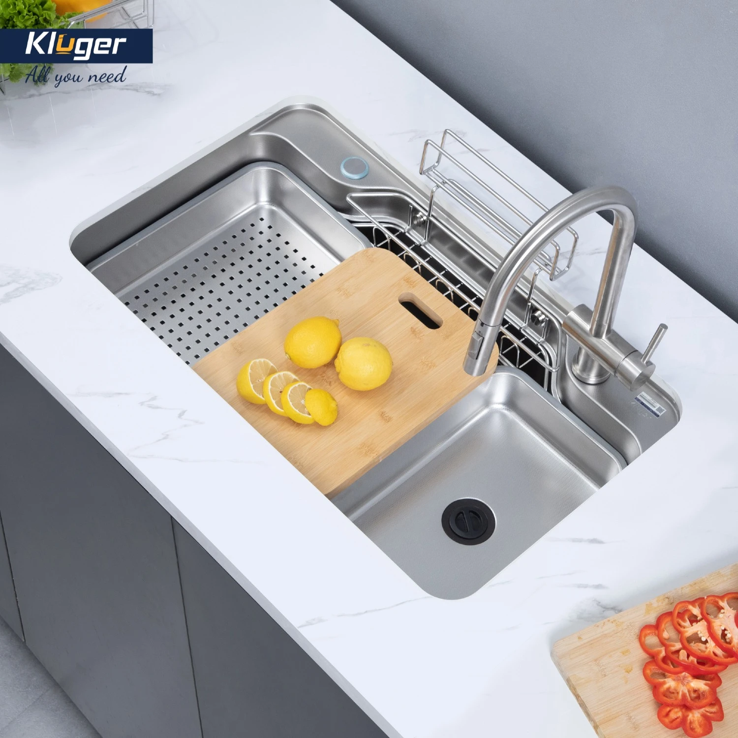Chậu rửa Kluger KF7848FS-S78 | Lắp âm