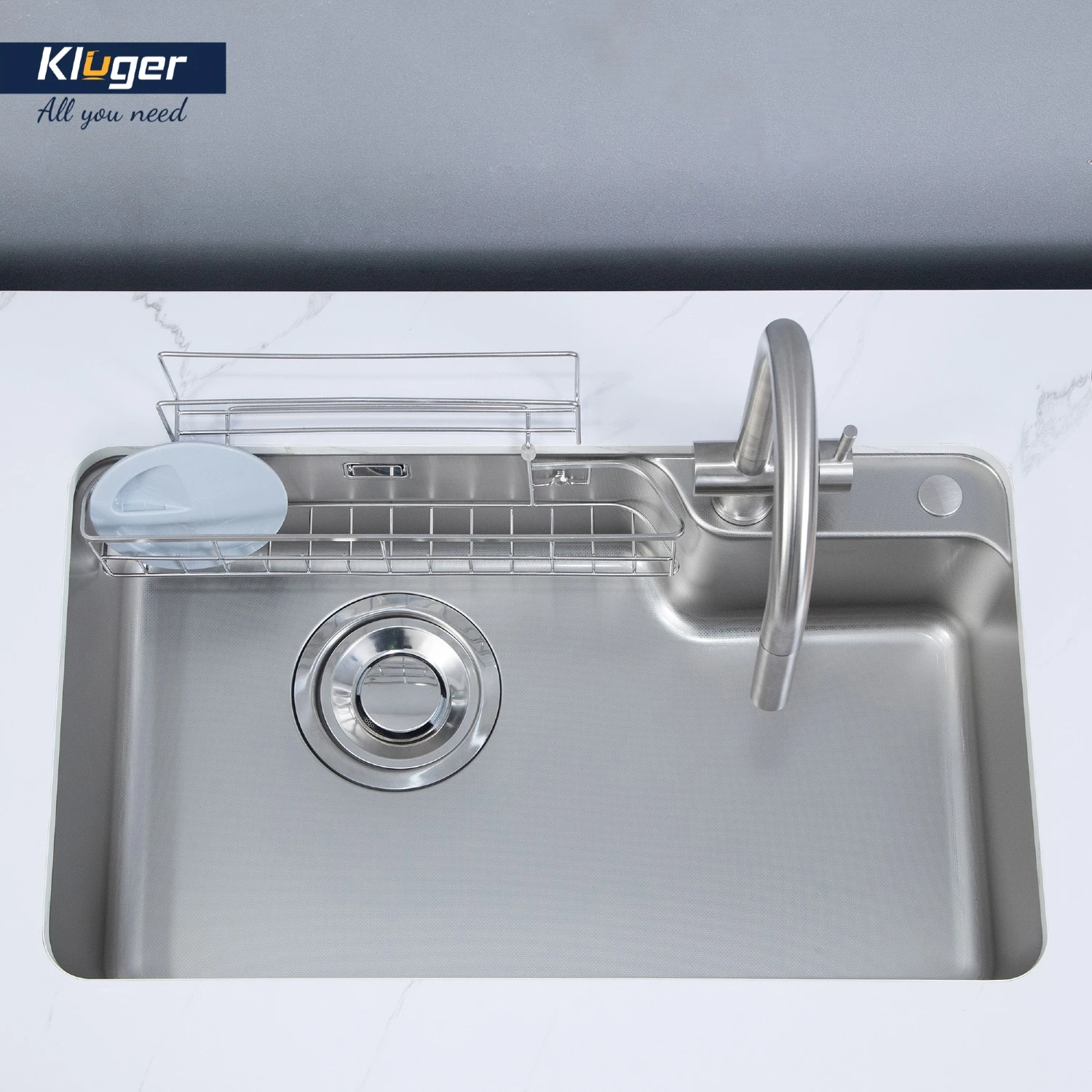 Chậu rửa Kluger KH8048SL Plus | Lắp âm