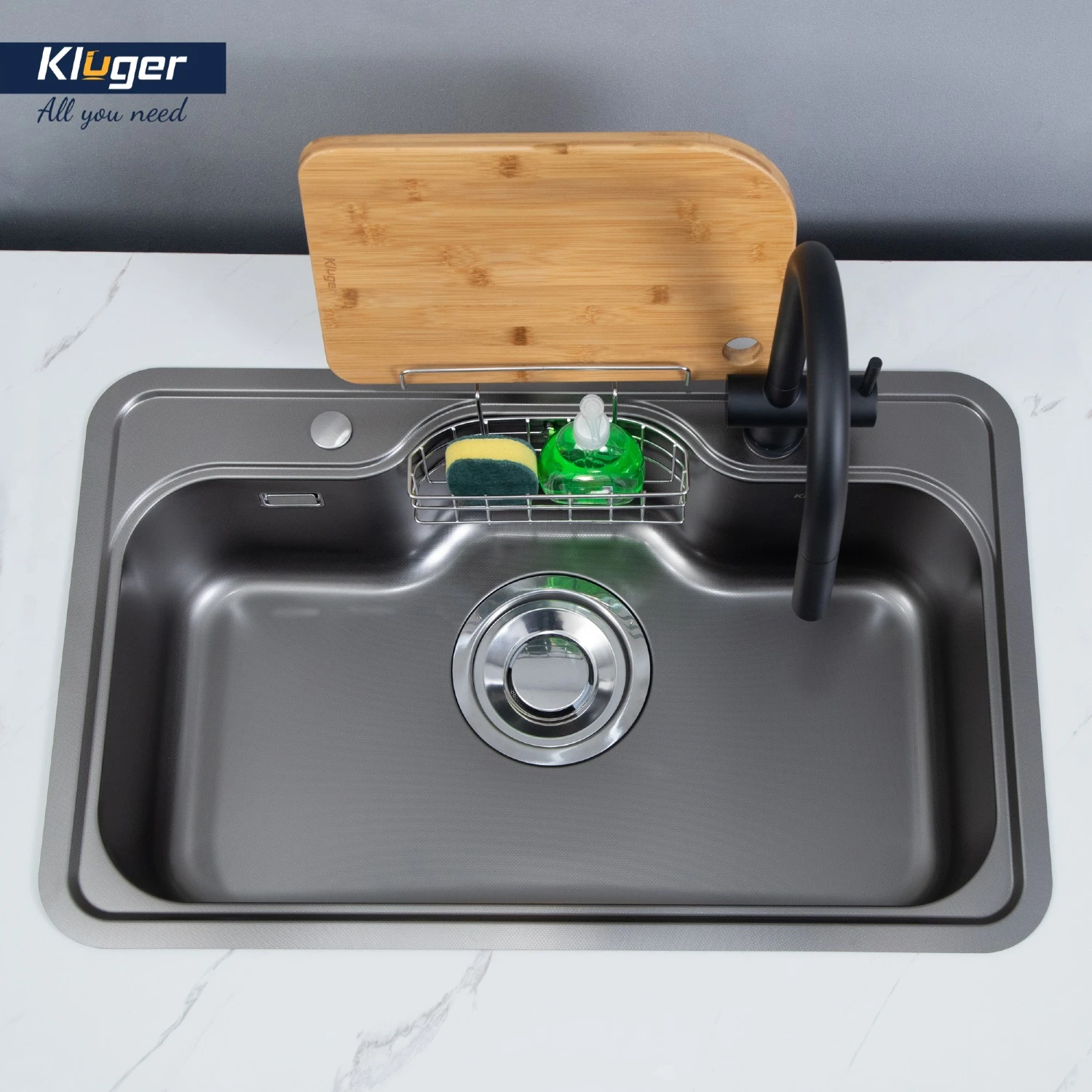 Chậu rửa Kluger KT8050FB-S80 | Lắp dương