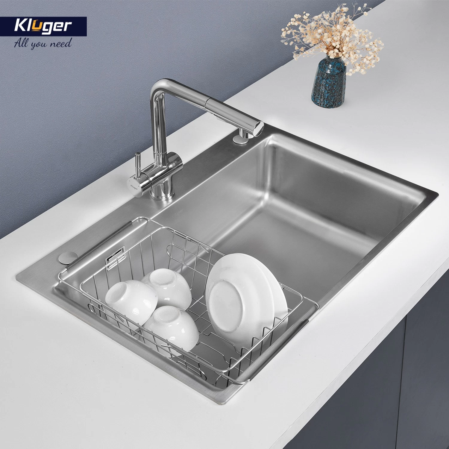 Chậu rửa Kluger KF8121S-S75 Chậu rửa Kluger KF8121S-S75