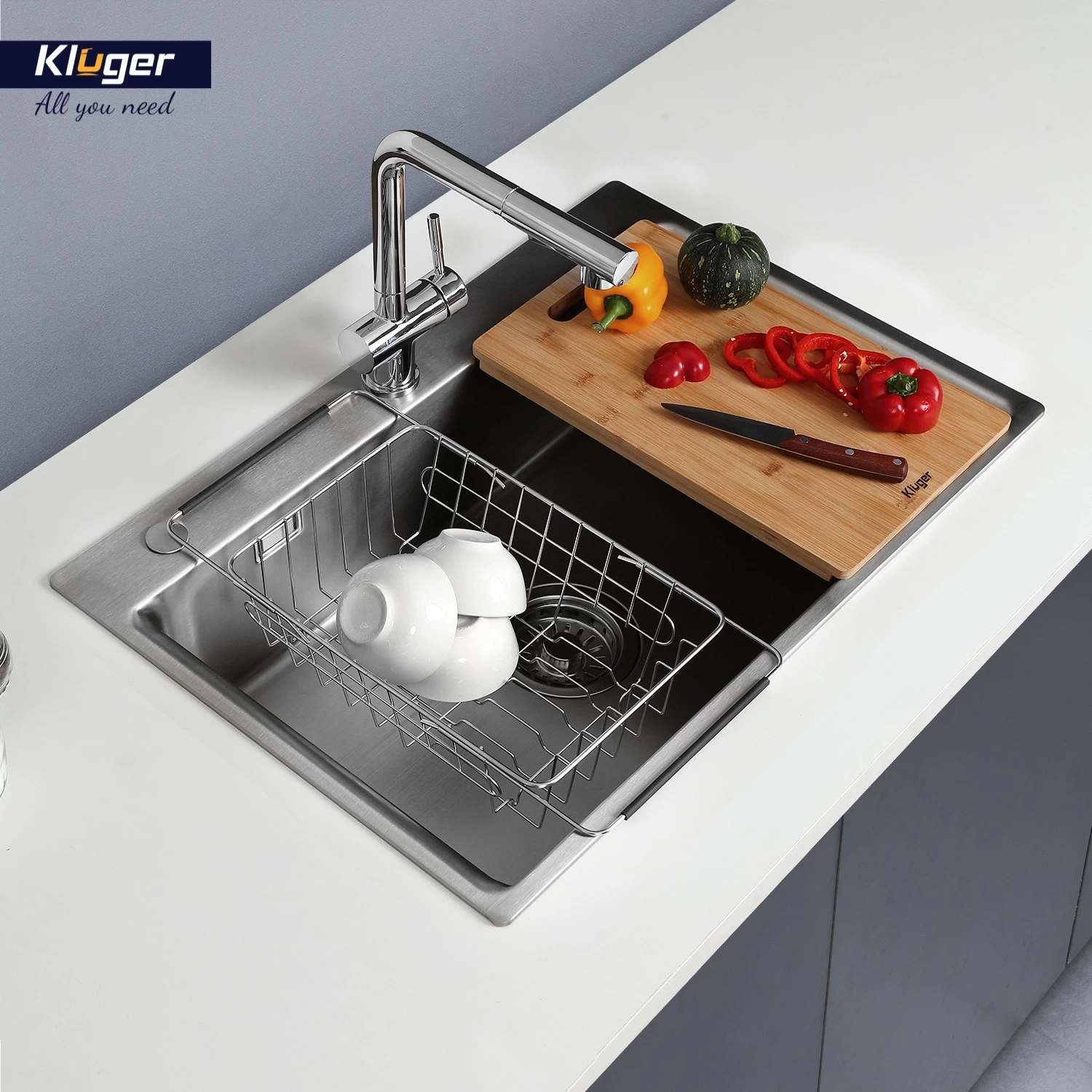 Chậu rửa Kluger KF8121S-S75 Chậu rửa Kluger KF8121S-S75