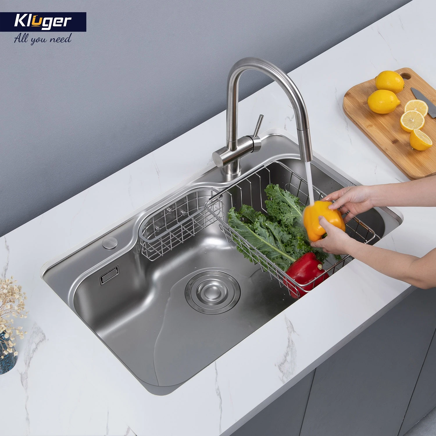Chậu rửa Kluger KW8151FS-S80 Plus