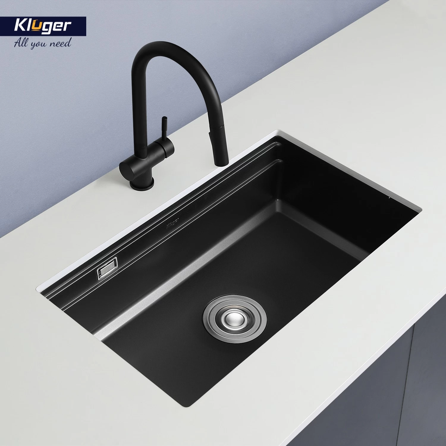 Chậu rửa Kluger KWU8161FB-S76 Plus