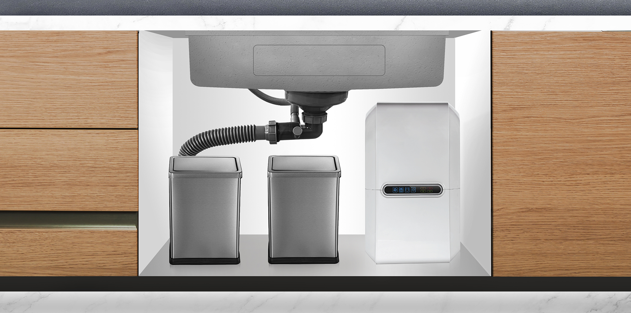 Siphon Slim tiết kiệm không gian