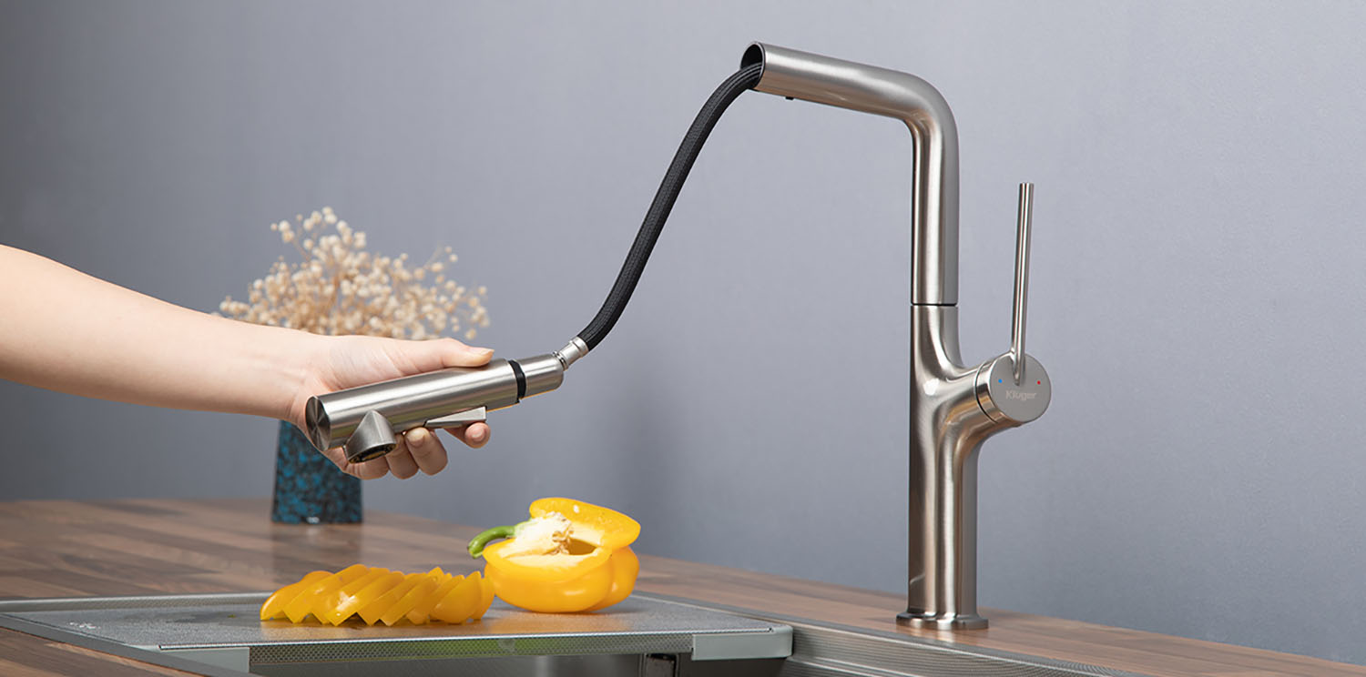 Lõi kéo dây rút vòi rửa Kluger KLF0001S là một phụ kiện hữu ích để tăng cường sự linh hoạt và tiện ích khi sử dụng vòi rửa bát