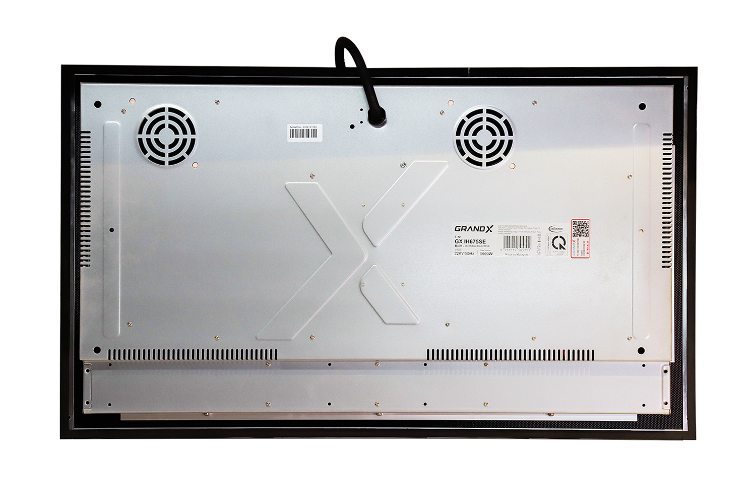 Bếp từ 2 vùng nấu GrandX GX IH675SE sử dụng quạt tản nhiệt Turbo Roll Electric Fan làm mát nhanh, giảm tiếng ồn Bếp từ 2 vùng nấu GrandX GX IH675SE sử dụng quạt tản nhiệt Turbo Roll Electric Fan làm mát nhanh, giảm tiếng ồn