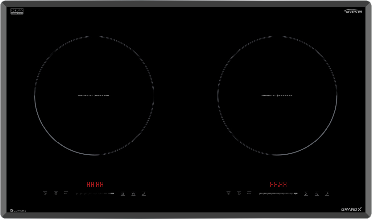 Bếp từ GrandX GX IP689SE | Series 6 | 2 vùng nấu | 4600W | nhập khẩu nguyên chiếc từ Malaysia Bếp từ GrandX GX IP689SE | Series 6 | 2 vùng nấu | 4600W | nhập khẩu nguyên chiếc từ Malaysia