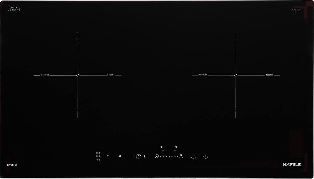 Bếp từ 2 vùng nấu | Hafele HC-I2712A | 536.61.716 | Inverter | 4200W | nhập khẩu nguyên chiếc từ Malaysia Bếp từ 2 vùng nấu | Hafele HC-I2712A | 536.61.716 | Inverter | 4200W | nhập khẩu nguyên chiếc từ Malaysia