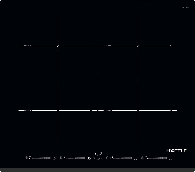 Bếp từ đa vùng nấu | Hafele HC-IF60D | 536.01.911 | Inverter | 7400W | 59cm | nhập khẩu nguyên chiếc từ CHLB Đức Bếp từ đa vùng nấu | Hafele HC-IF60D | 536.01.911 | Inverter | 7400W | 59cm | nhập khẩu nguyên chiếc từ CHLB Đức