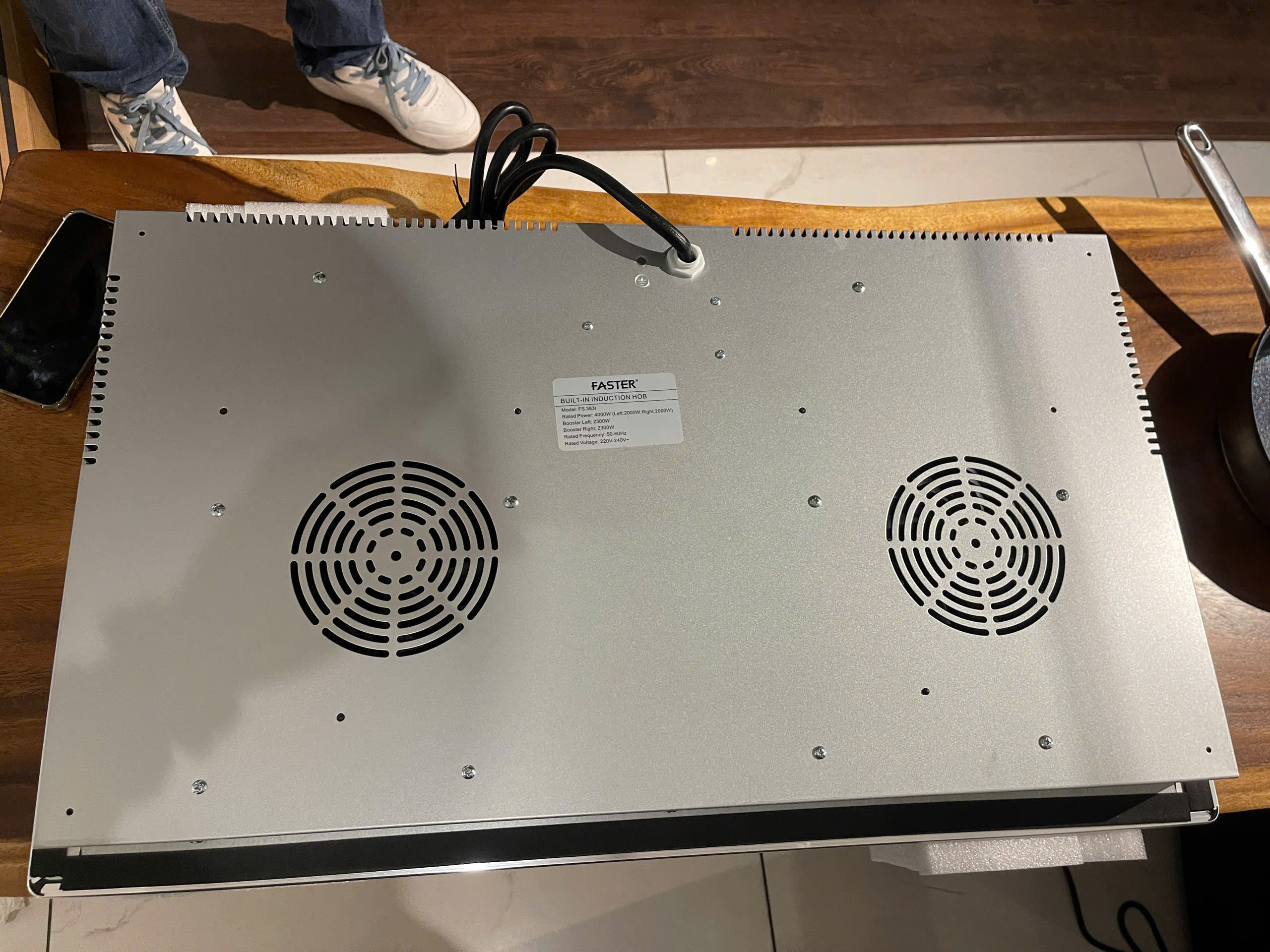Bếp từ 2 vùng nấu Inverter Faster FS 383I Bếp từ 2 vùng nấu Inverter Faster FS 383I