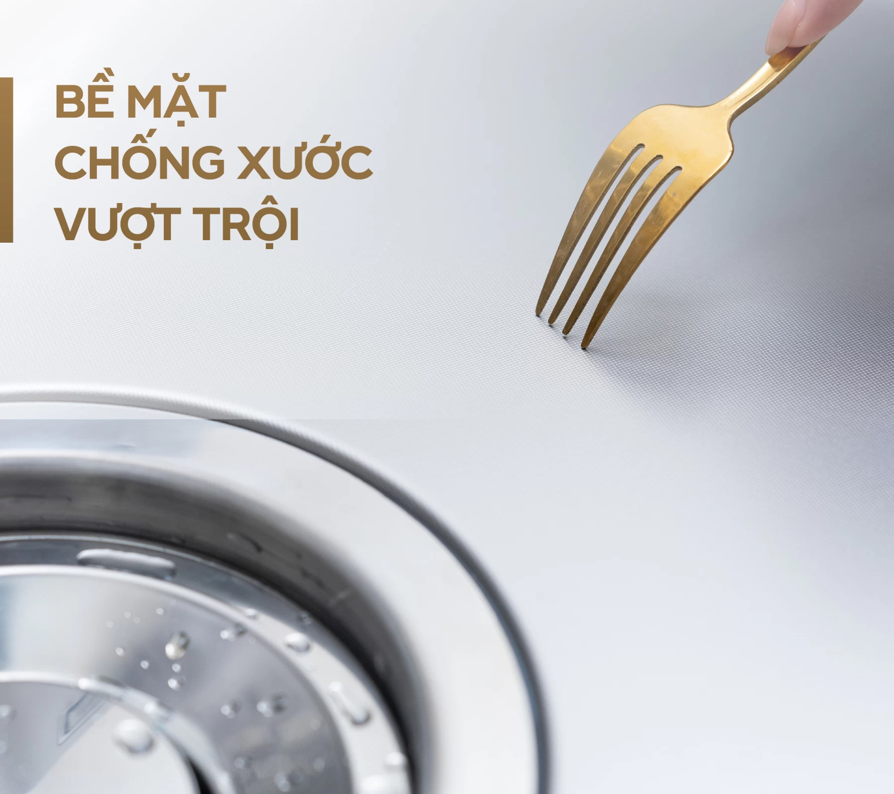 Chậu rửa 1 hố kiểu Nhật Bản Inox 304 chống xước GrandX GX8050JP Hikari được trang bị công nghệ xử lý bề mặt vân siêu mịn tiên tiến Chậu rửa 1 hố kiểu Nhật Bản Inox 304 chống xước GrandX GX8050JP Hikari được trang bị công nghệ xử lý bề mặt vân siêu mịn tiên tiến