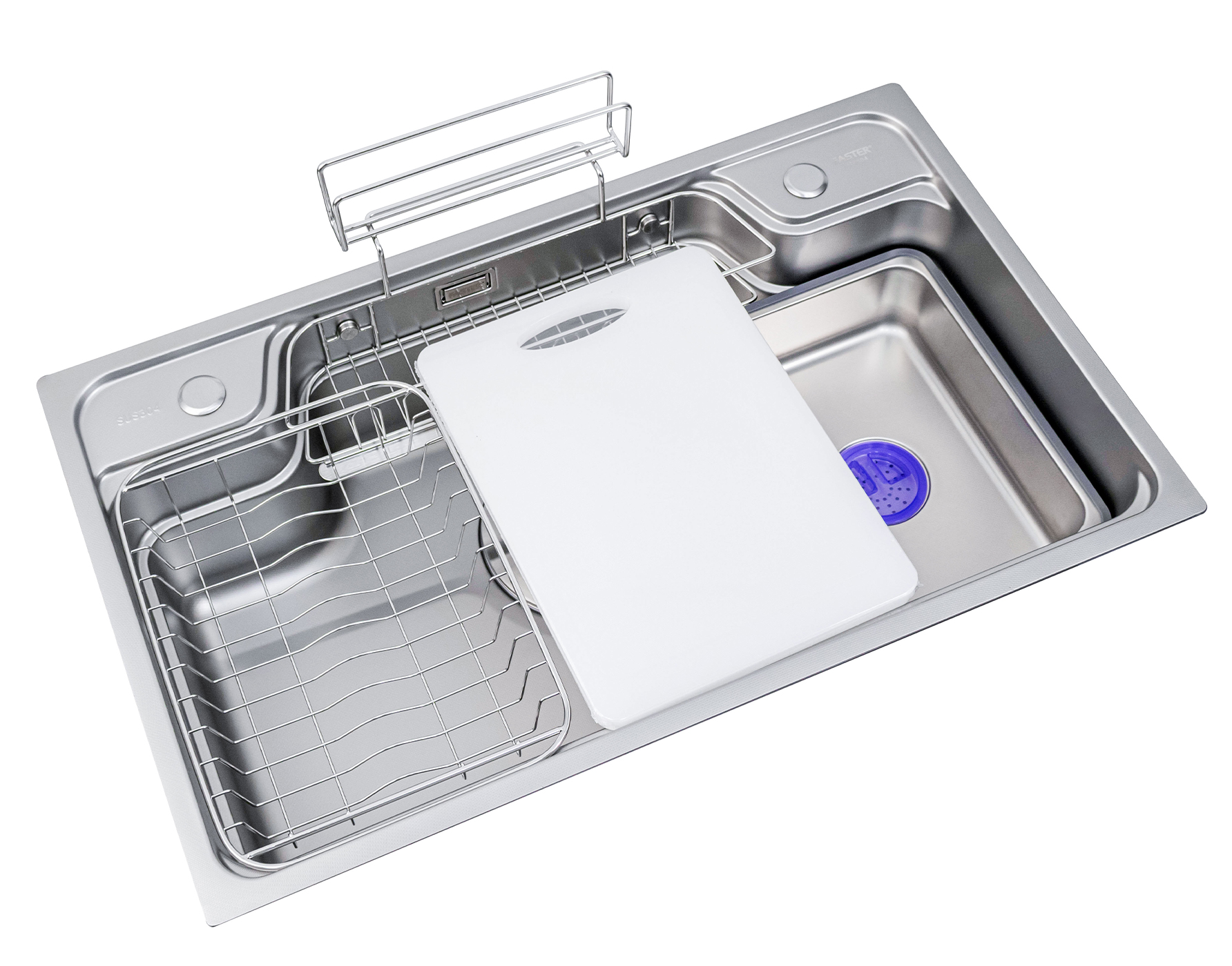 Chậu rửa 1 hố kiểu nhật Inox 304 vân Linen siêu nhỏ chống xước Faster FS 7848SE Chậu rửa 1 hố kiểu nhật Inox 304 vân Linen siêu nhỏ chống xước Faster FS 7848SE