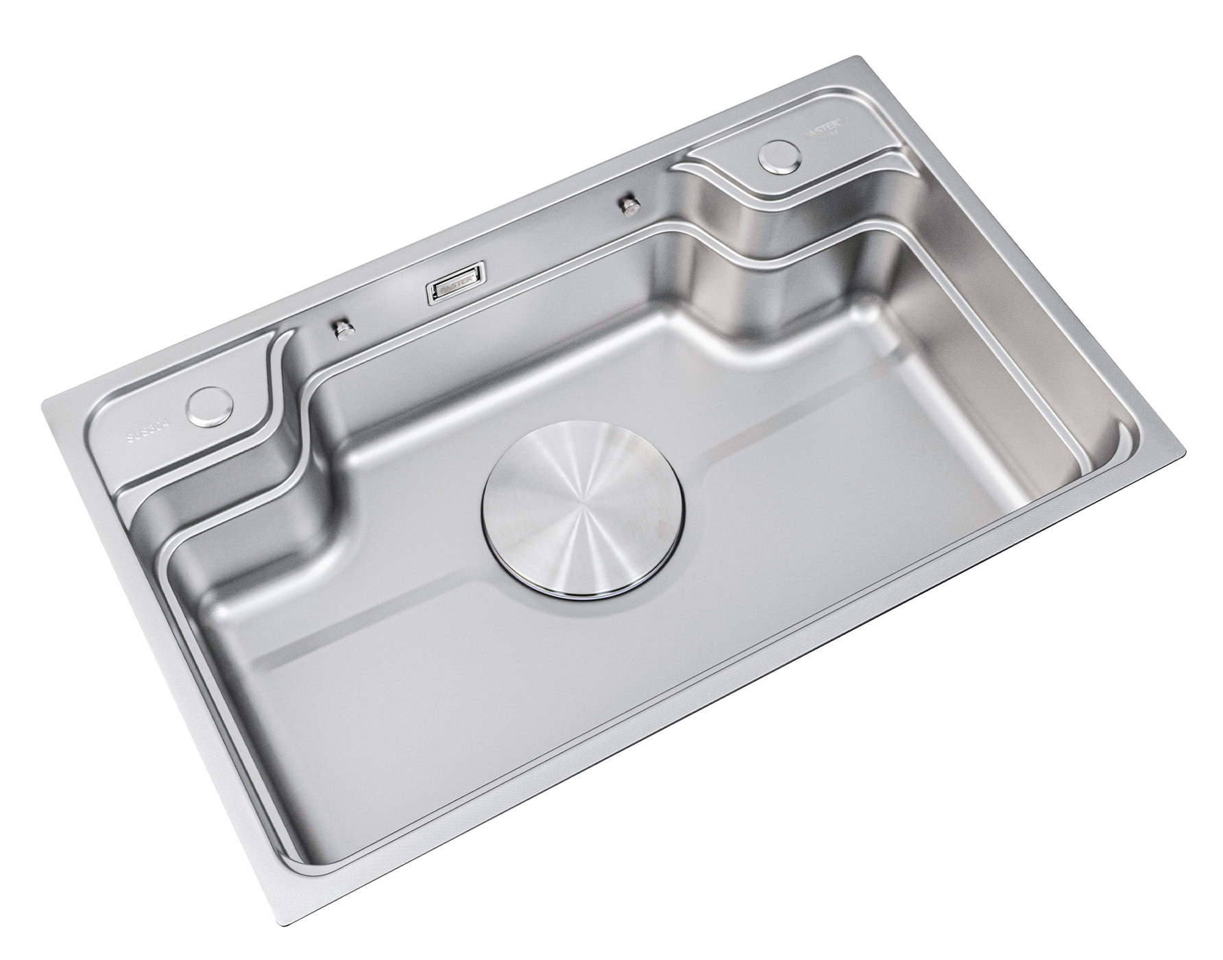 Chậu rửa 1 hố kiểu nhật Inox 304 vân Linen siêu nhỏ chống xước Faster FS 7848SE Chậu rửa 1 hố kiểu nhật Inox 304 vân Linen siêu nhỏ chống xước Faster FS 7848SE