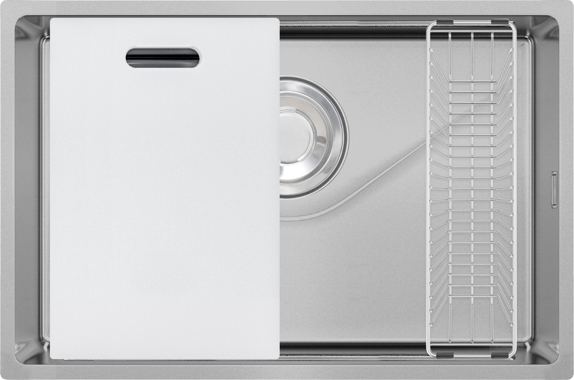 Chậu rửa bát 1 hố lắp âm toàn phần GrandX GX6845V với thành chậu dày 4.0mm và thân chậu dày 1.2mm Chậu rửa bát 1 hố lắp âm toàn phần GrandX GX6845V với thành chậu dày 4.0mm và thân chậu dày 1.2mm