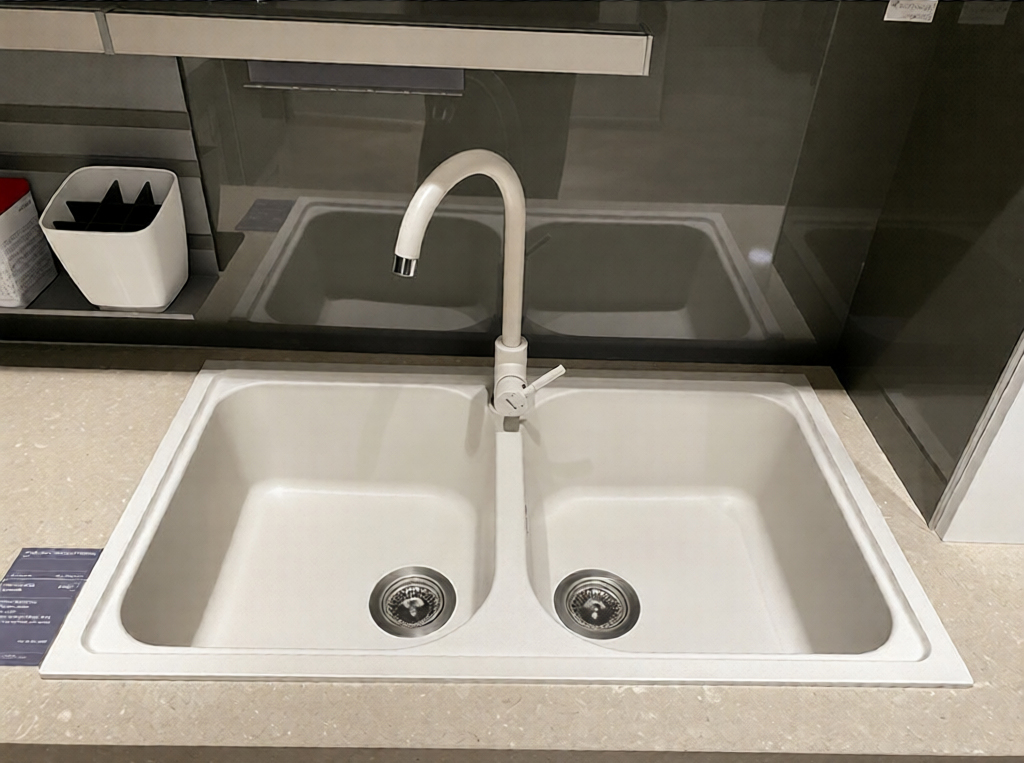 Chậu rửa bát Häfele HS19-GEN2R90 | 570.35.480 sở hữu thiết kế hiện đại với hai hố rộng, được chế tác từ chất liệu đá Granstone cao cấp. Chậu rửa bát Häfele HS19-GEN2R90 | 570.35.480 sở hữu thiết kế hiện đại với hai hố rộng, được chế tác từ chất liệu đá Granstone cao cấp.