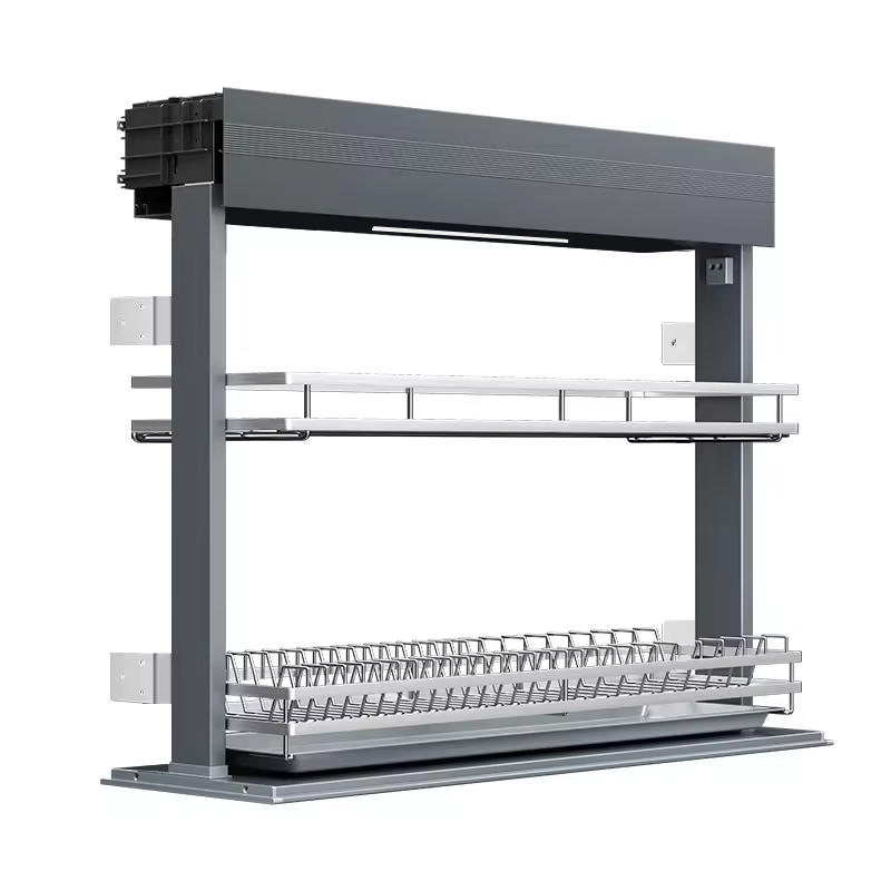 Giá bát đĩa nâng hạ điện tự động cảm ứng Inox 304 nan dẹt thương hiệu Eurogold có 3 loại kích thước tùy thuộc vào không gian, diện tích và nhu cầu sử dụng của mỗi gia đình. Giá bát đĩa nâng hạ điện tự động cảm ứng Inox 304 nan dẹt thương hiệu Eurogold có 3 loại kích thước tùy thuộc vào không gian, diện tích và nhu cầu sử dụng của mỗi gia đình.