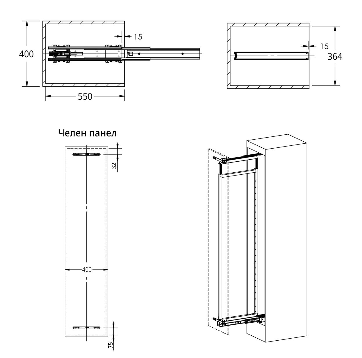 Tủ đồ khô 6 tầng Inox 304 nan tròn cánh kéo rút thẳng 400mm Newera NE666.400