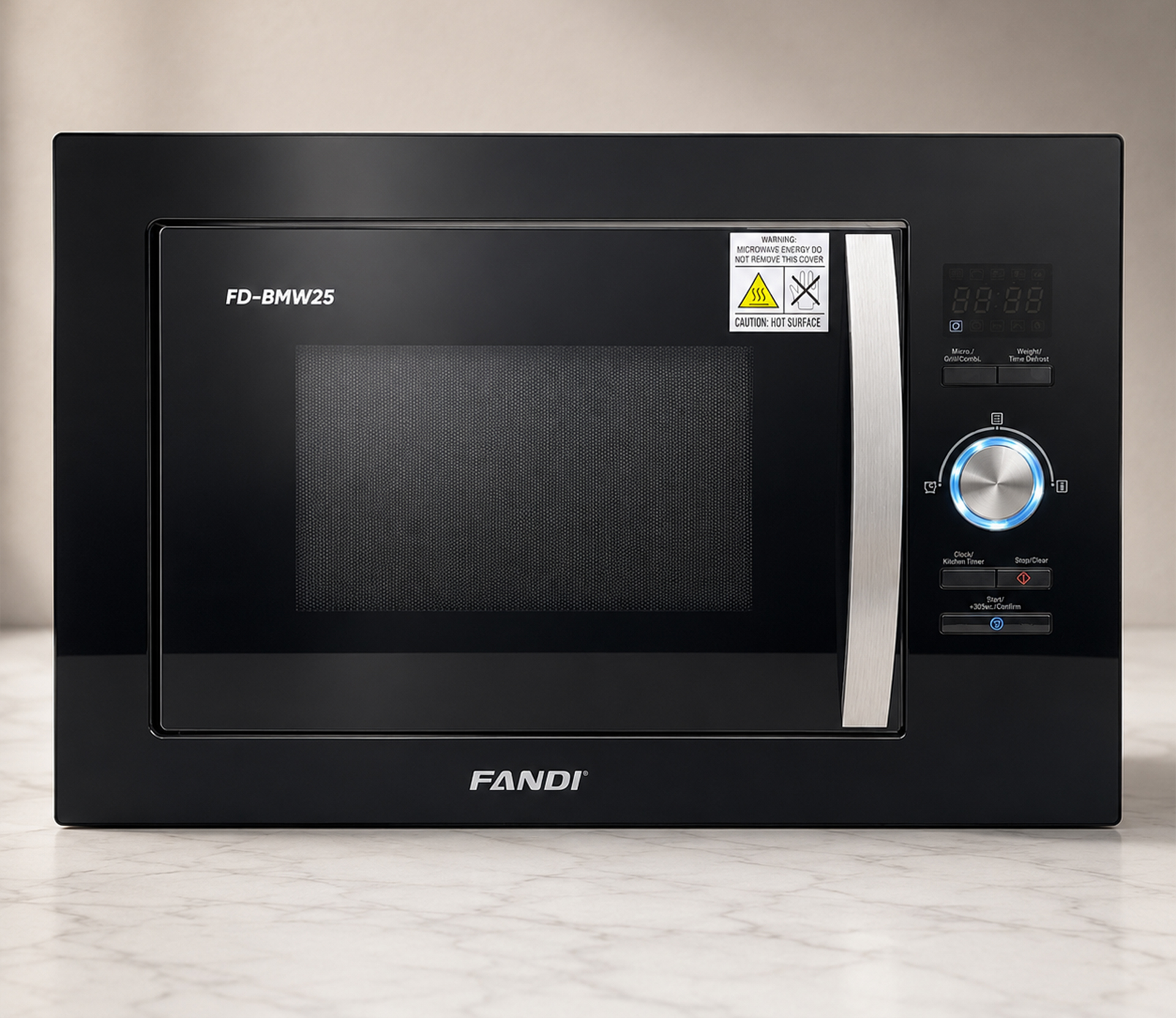 Lò vi sóng kết hợp nướng âm tủ 25 lít Fandi FD-BMW25 Lò vi sóng kết hợp nướng âm tủ 25 lít Fandi FD-BMW25