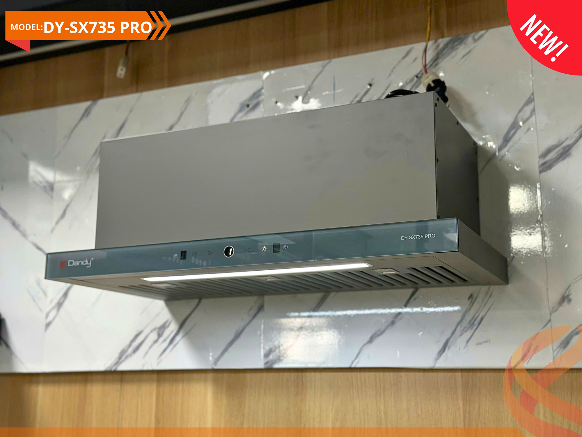 Việc nấu nướng trở nên dễ dàng hơn bao giờ hết với hệ thống đèn LED chiếu sáng hiện đại của máy hút mùi DY-SX735 Pro Việc nấu nướng trở nên dễ dàng hơn bao giờ hết với hệ thống đèn LED chiếu sáng hiện đại của máy hút mùi DY-SX735 Pro