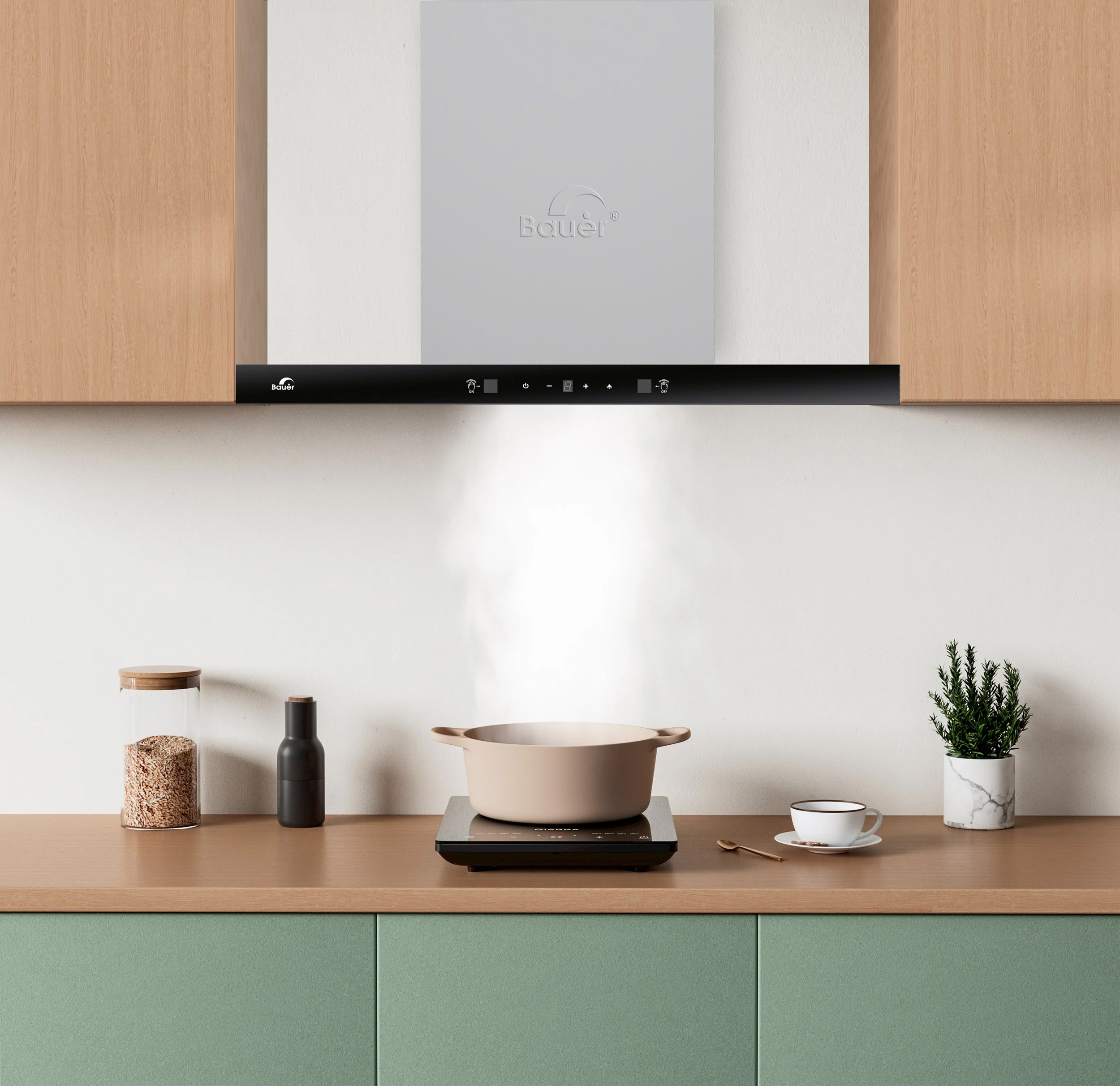 Máy hút mùi áp tường chữ T Inox 70cm Bauer BC7035DS được trang bị động cơ Tuabin đôi European Energy A hiện đại Máy hút mùi áp tường chữ T Inox 70cm Bauer BC7035DS được trang bị động cơ Tuabin đôi European Energy A hiện đại