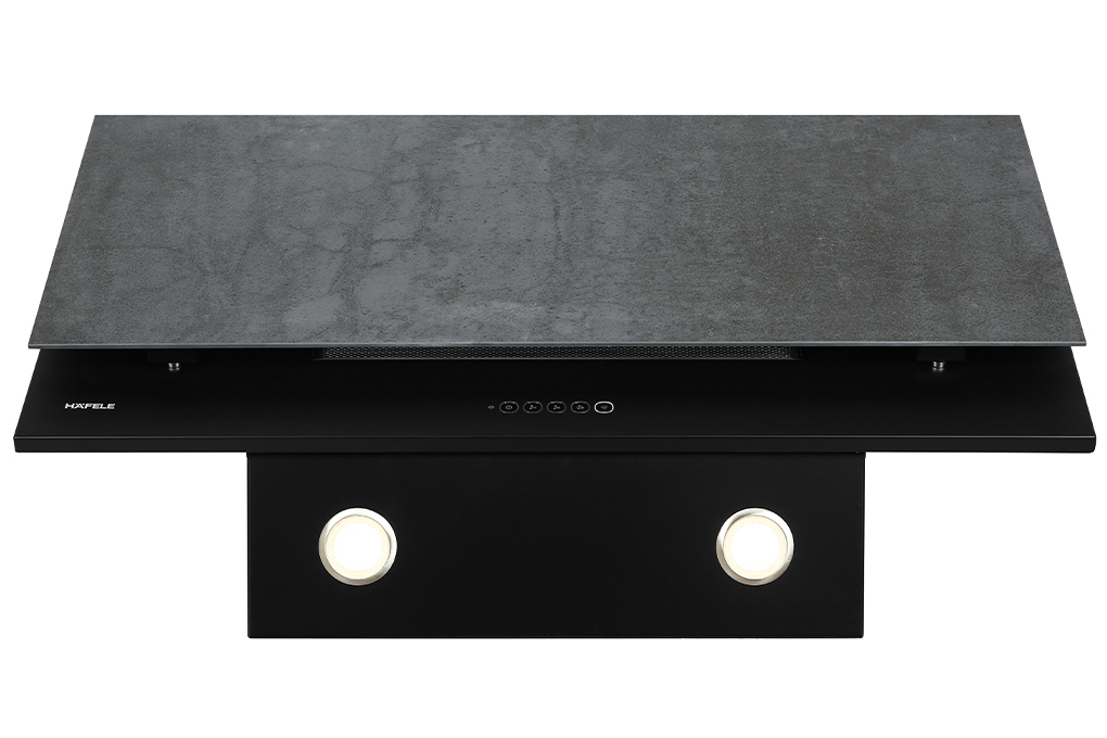 Việc nấu nướng trở nên dễ dàng hơn bao giờ hết với hệ thống đèn LED chiếu sáng hiện đại của máy hút mùi áp tường kính vân đá xám đen 90cm Hafele HH-WVS90A | 533.86.003 Việc nấu nướng trở nên dễ dàng hơn bao giờ hết với hệ thống đèn LED chiếu sáng hiện đại của máy hút mùi áp tường kính vân đá xám đen 90cm Hafele HH-WVS90A | 533.86.003