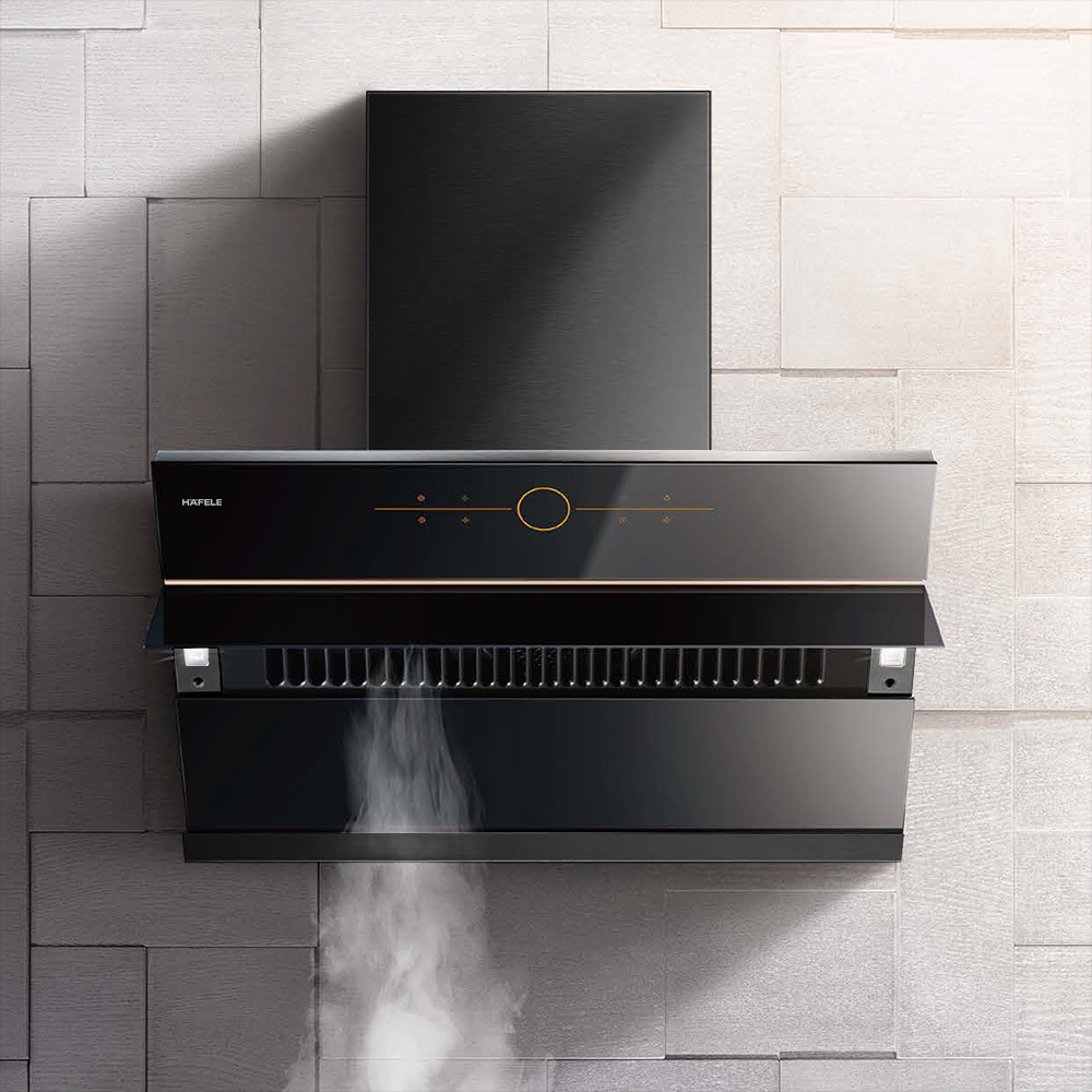 Máy hút mùi áp tường kính vát màu đen 90cm Hafele HC-H901WB | 533.83.655 là lựa chọn hoàn hảo cho những ai yêu thích phong cách hiện đại, sang trọng Máy hút mùi áp tường kính vát màu đen 90cm Hafele HC-H901WB | 533.83.655 là lựa chọn hoàn hảo cho những ai yêu thích phong cách hiện đại, sang trọng