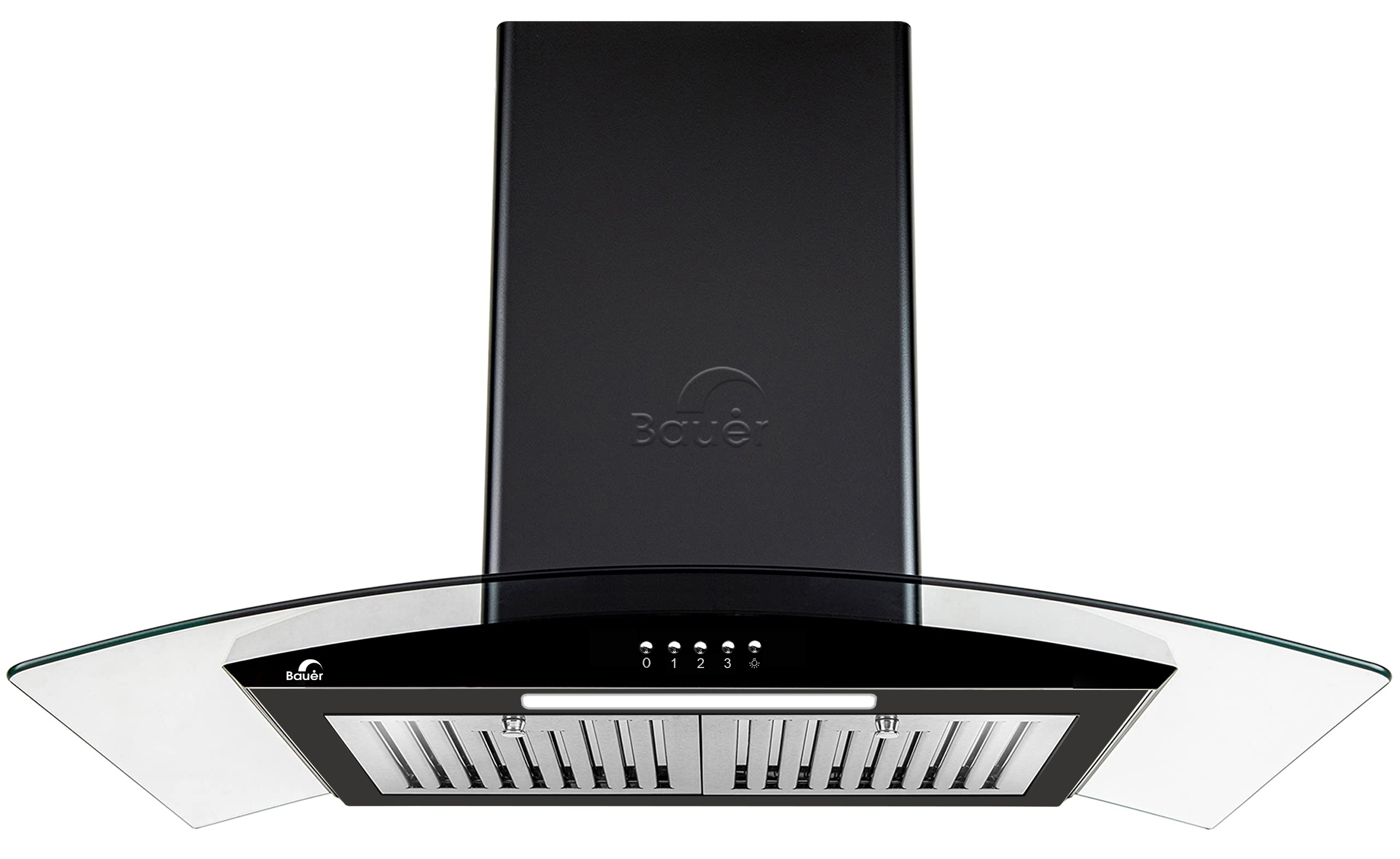 Máy hút mùi áp tường kính cong | Bauer BC70EC1B | 70cm | màu đen Máy hút mùi áp tường kính cong | Bauer BC70EC1B | 70cm | màu đen