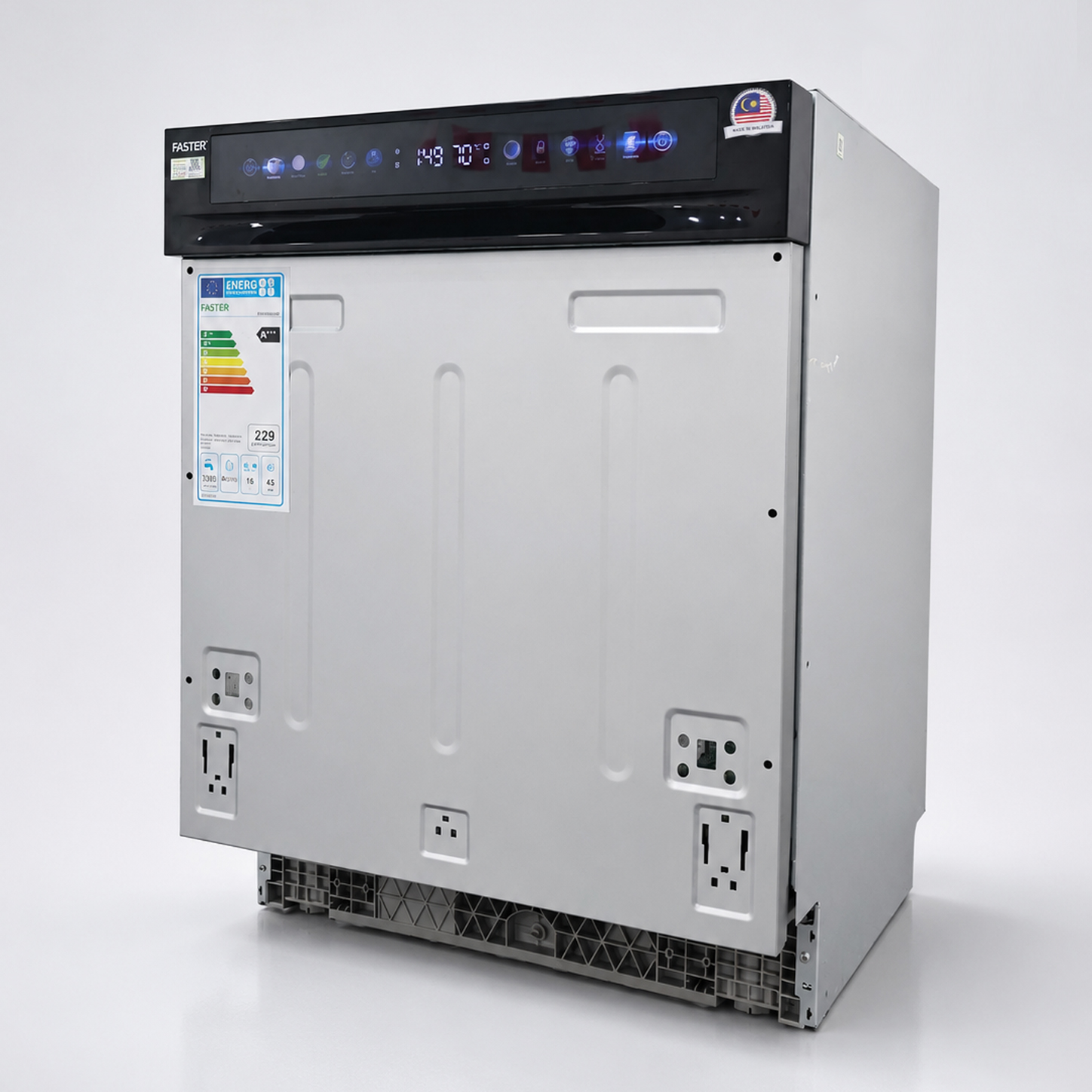 Máy rửa bát 16 bộ Faster FDW8016BS có thiết kế hình chữ nhật dọc Máy rửa bát 16 bộ Faster FDW8016BS có thiết kế hình chữ nhật dọc