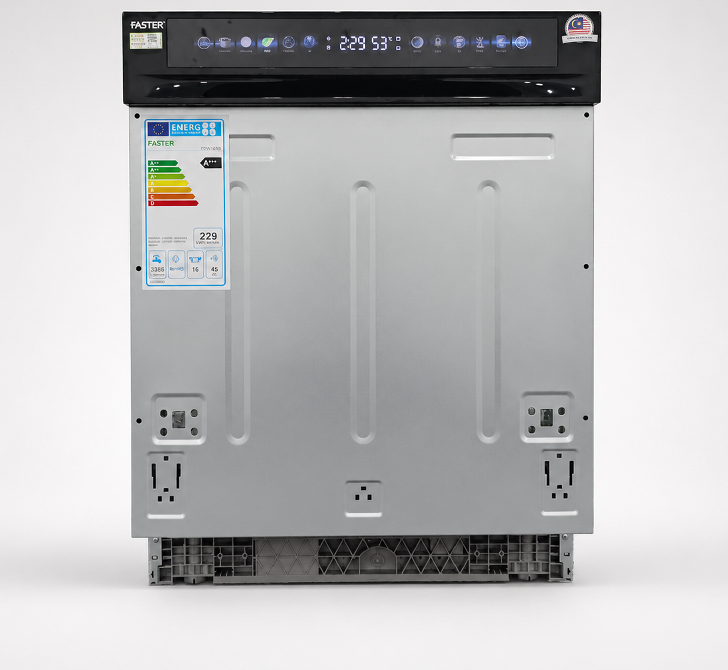 Máy rửa bát bán âm 16 bộ công nghệ AI Faster FDW8016BS Máy rửa bát bán âm 16 bộ công nghệ AI Faster FDW8016BS