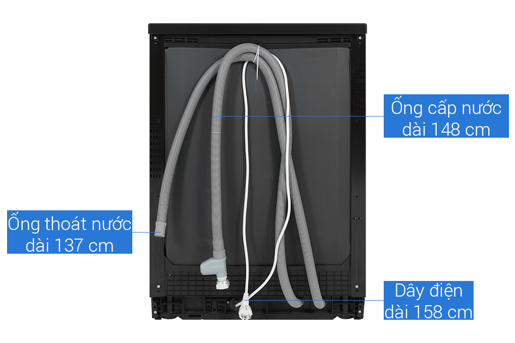 Mặt đằng sau | Máy rửa bát GrandX SMS7GX86G Mặt đằng sau | Máy rửa bát GrandX SMS7GX86G