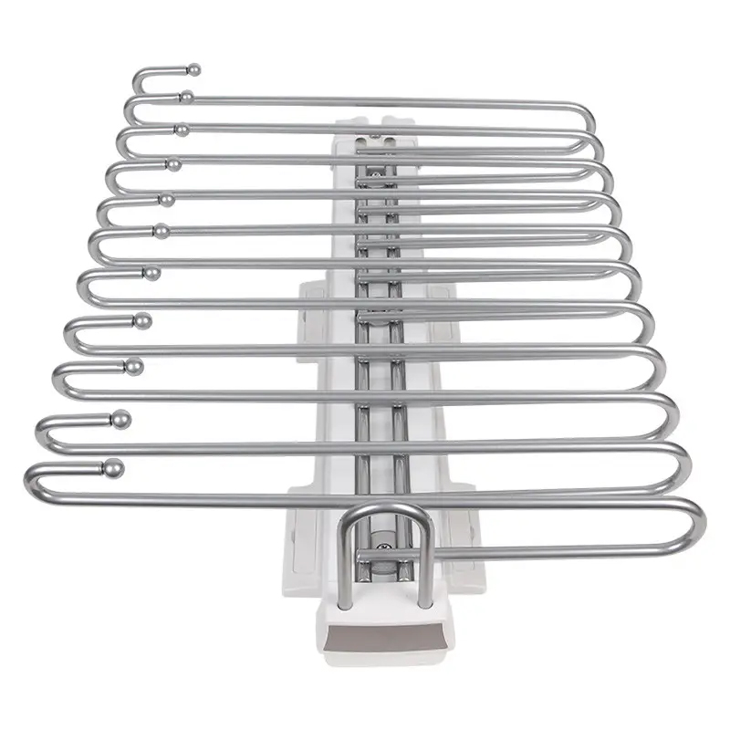 Móc treo quần âu đơn màu trắng Eurogold EUA7110