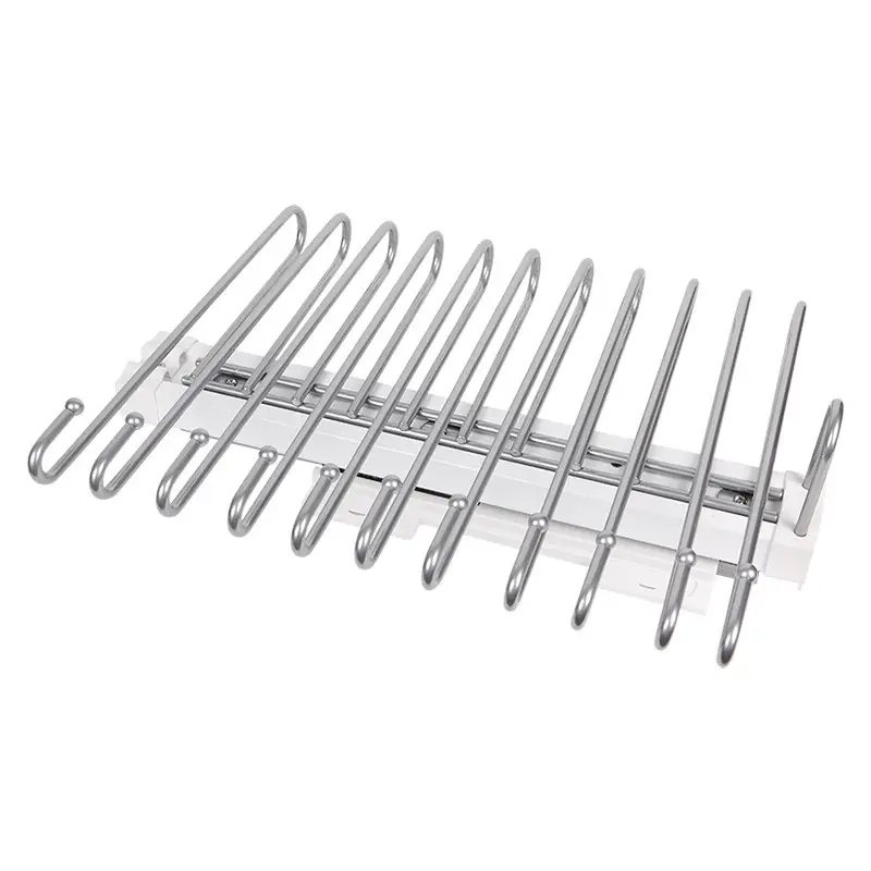 Móc treo quần âu đơn màu trắng Eurogold EUA7110