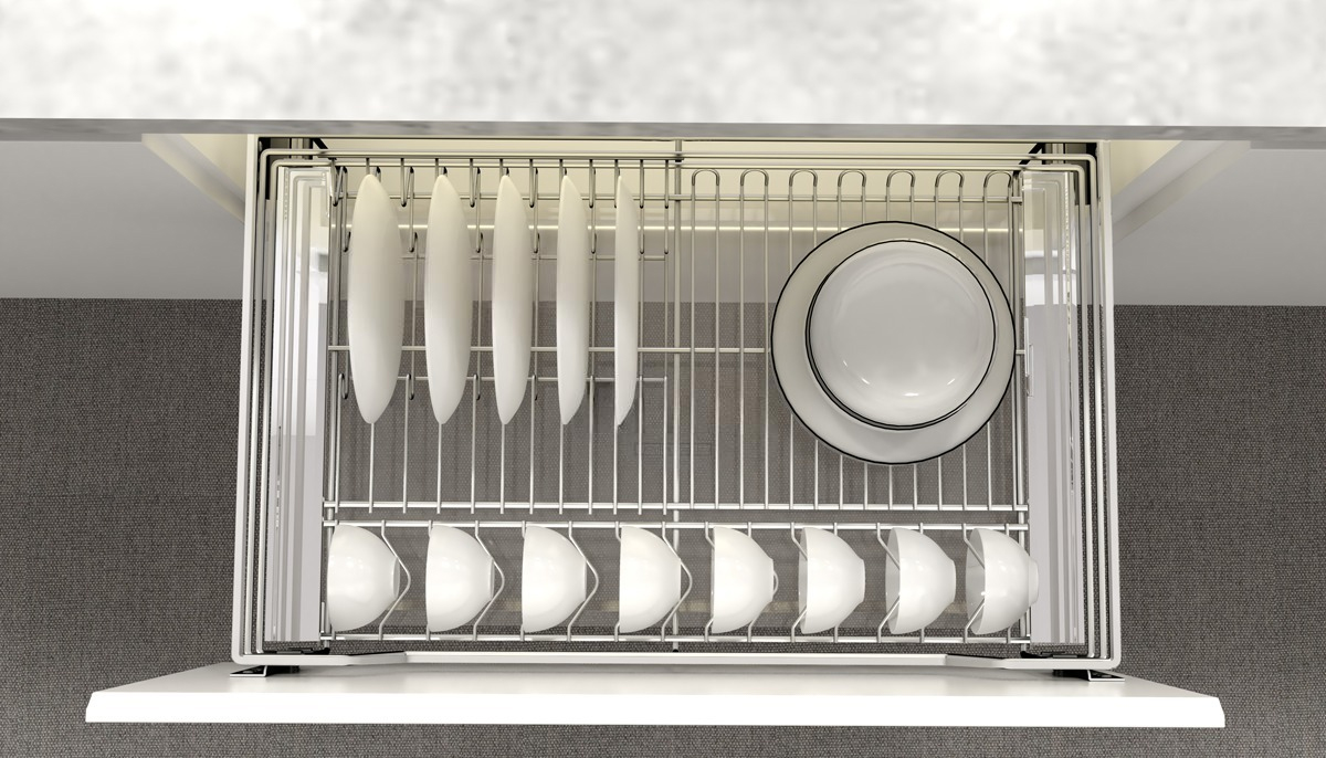 Thiết kế của rổ bát đĩa Inox 304 nan dẹt Hafele Cappella này vô cùng linh hoạt. Thiết kế của rổ bát đĩa Inox 304 nan dẹt Hafele Cappella này vô cùng linh hoạt.