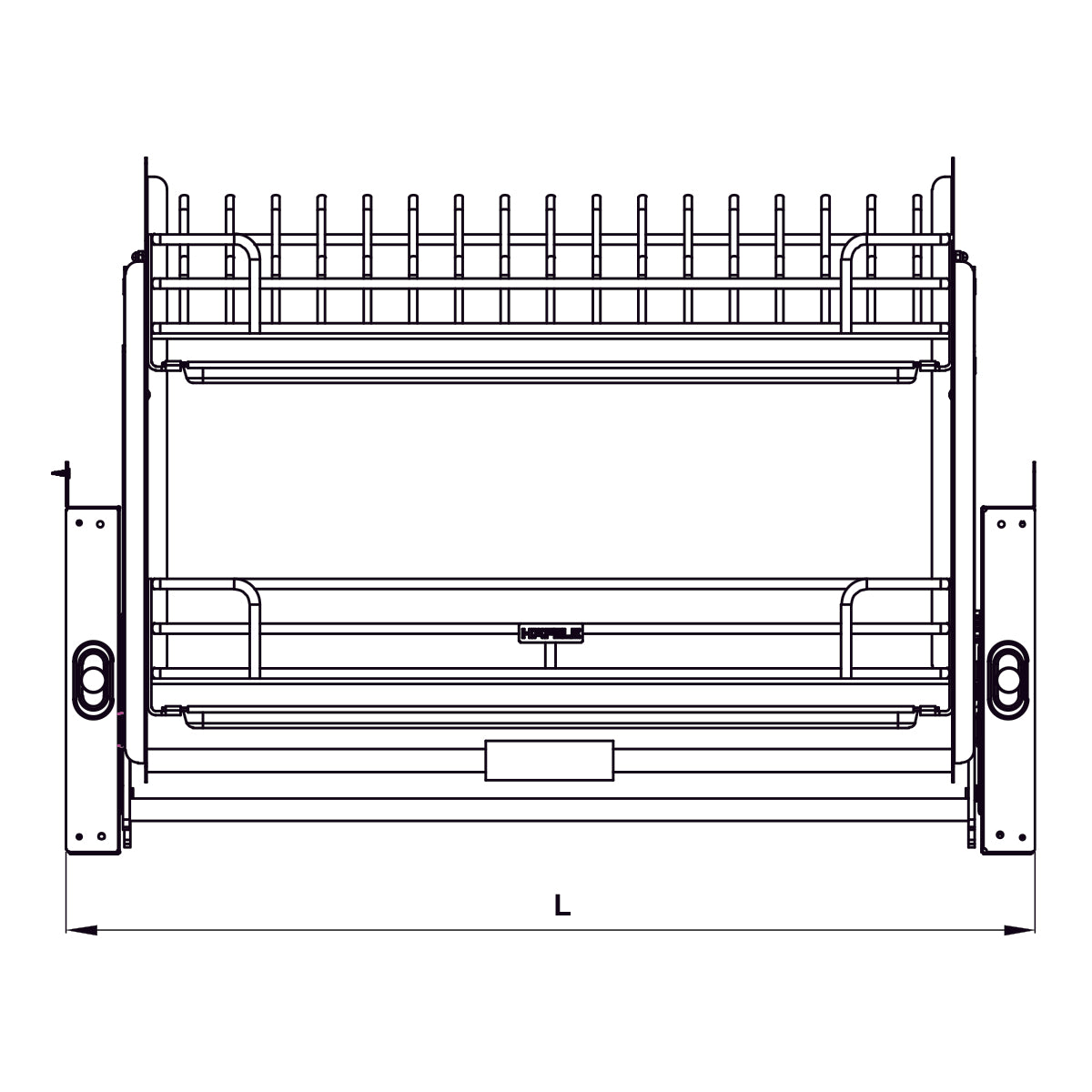 Kích thước sản phẩm | Rổ bát đĩa nâng hạ Inox 304 nan Ovan Hafele Oria Kích thước sản phẩm | Rổ bát đĩa nâng hạ Inox 304 nan Ovan Hafele Oria