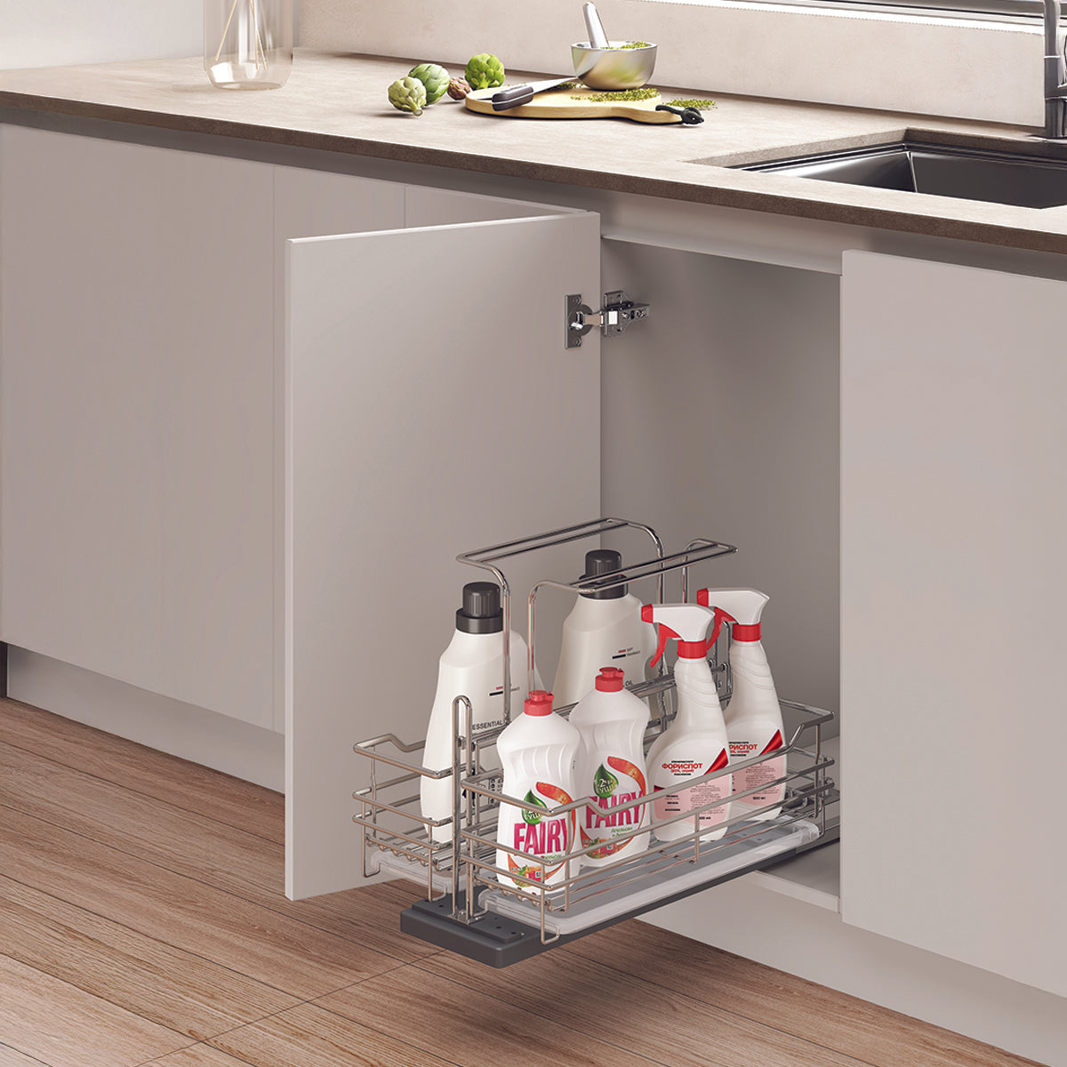 Rổ đựng dụng cụ vệ sinh Inox 304 nan Ovan cao cấp | Hafele 595.04.096 | chiều rộng tủ 350mm Rổ đựng dụng cụ vệ sinh Inox 304 nan Ovan cao cấp | Hafele 595.04.096 | chiều rộng tủ 350mm