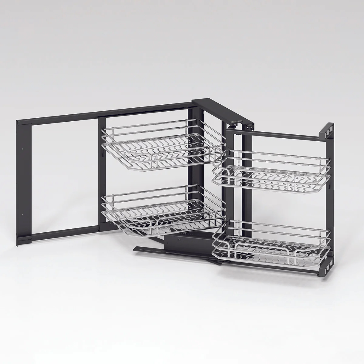 Rổ góc liên hoàn mở phải Inox 304 nan Ovan Hafele Olla 548.21.022 được sản xuất theo dây chuyền công nghệ Châu Âu với kiểu dáng hiện đại, sang trọng. Rổ góc liên hoàn mở phải Inox 304 nan Ovan Hafele Olla 548.21.022 được sản xuất theo dây chuyền công nghệ Châu Âu với kiểu dáng hiện đại, sang trọng.