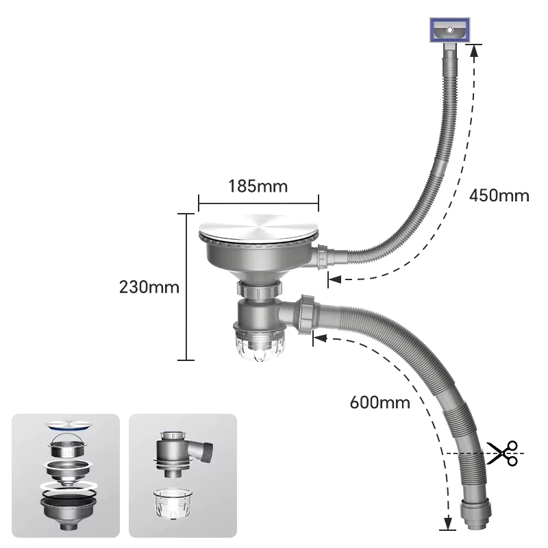 Thiết kế tối ưu với 03 lớp, khả năng lọc triệt để, giữ lại toàn bộ cặn bẩn và thoát hết nước, chống tắc nghẽn Thiết kế tối ưu với 03 lớp, khả năng lọc triệt để, giữ lại toàn bộ cặn bẩn và thoát hết nước, chống tắc nghẽn