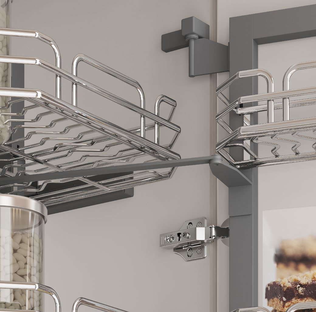 Tủ đồ khô 6 tầng cánh mở Inox 304 nan Ovan Hafele Kara Swing còn được xem là một vật trang trí giúp cho căn bếp trở nên sáng và đẹp hơn. Tủ đồ khô 6 tầng cánh mở Inox 304 nan Ovan Hafele Kara Swing còn được xem là một vật trang trí giúp cho căn bếp trở nên sáng và đẹp hơn.