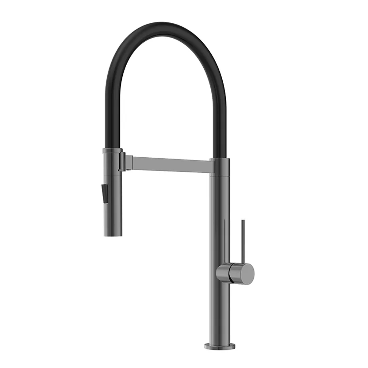 Vòi rửa nóng lạnh thân mềm màu đen Inox 304 mạ Titan | Hafele HT24-SH1F527-TITAN | 570.85.451 Vòi rửa nóng lạnh thân mềm màu đen Inox 304 mạ Titan | Hafele HT24-SH1F527-TITAN | 570.85.451