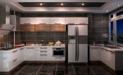 Mẫu tủ bếp HDF TB-HSN10