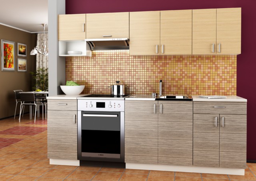Mẫu tủ bếp Laminate TB-HSN09