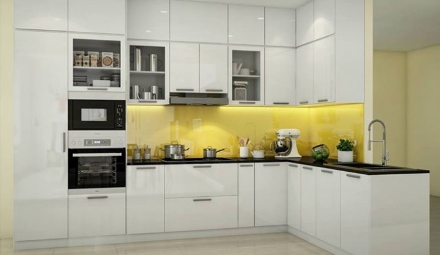 Mẫu tủ bếp Acrylic TB-HSN18