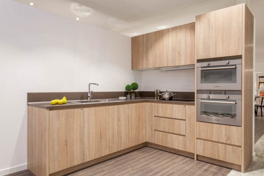 Mẫu tủ bếp Melamine TB-HSN11