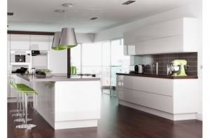 Mẫu tủ bếp dạng chữ I đẹp TB-HSN23