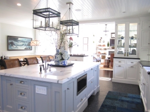 Mẫu tủ bếp có quầy bar đẹp TB-HSN20