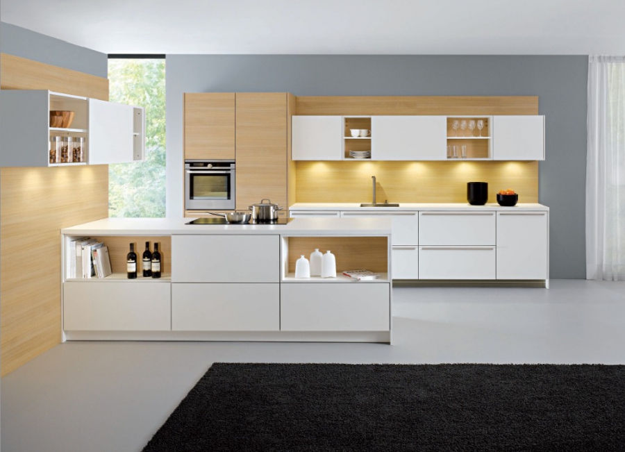 Mẫu tủ bếp Plywood TB-HSN10